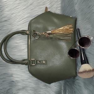 Charming Charlie olive hand bag